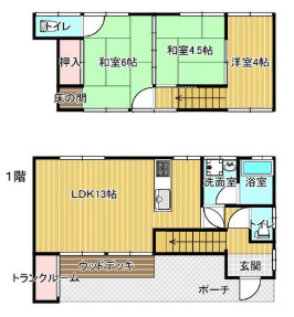 国分八枝２階建の間取り