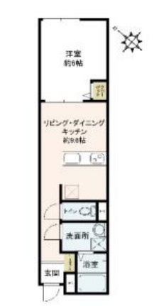 ポルトス千葉の間取り