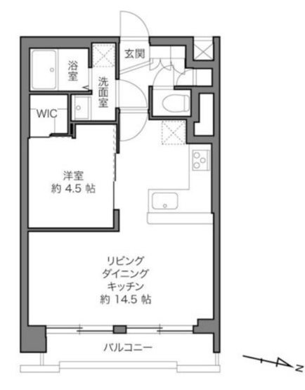【間取り】 | ライオンズマンション三宿