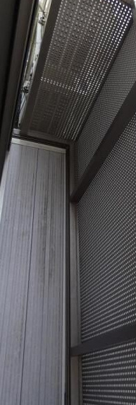 エルメゾン志茂のバルコニー