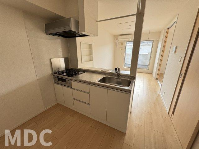 徳島市北島田町２丁目のアパートのキッチン