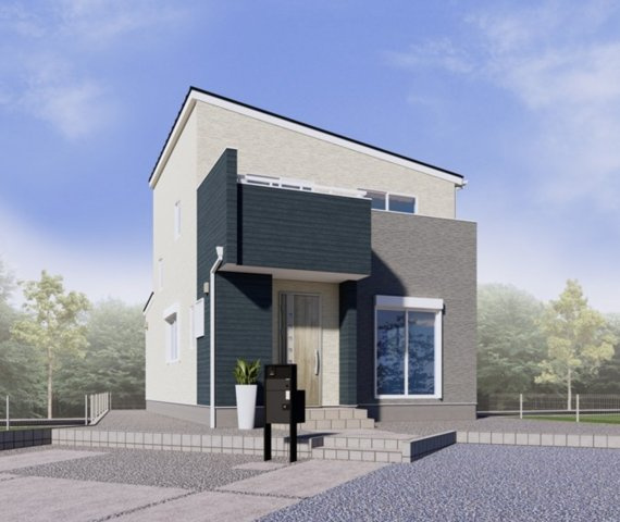 【外観パース】 | 羽生市南羽生1丁目　新築戸建　全1棟　1号棟