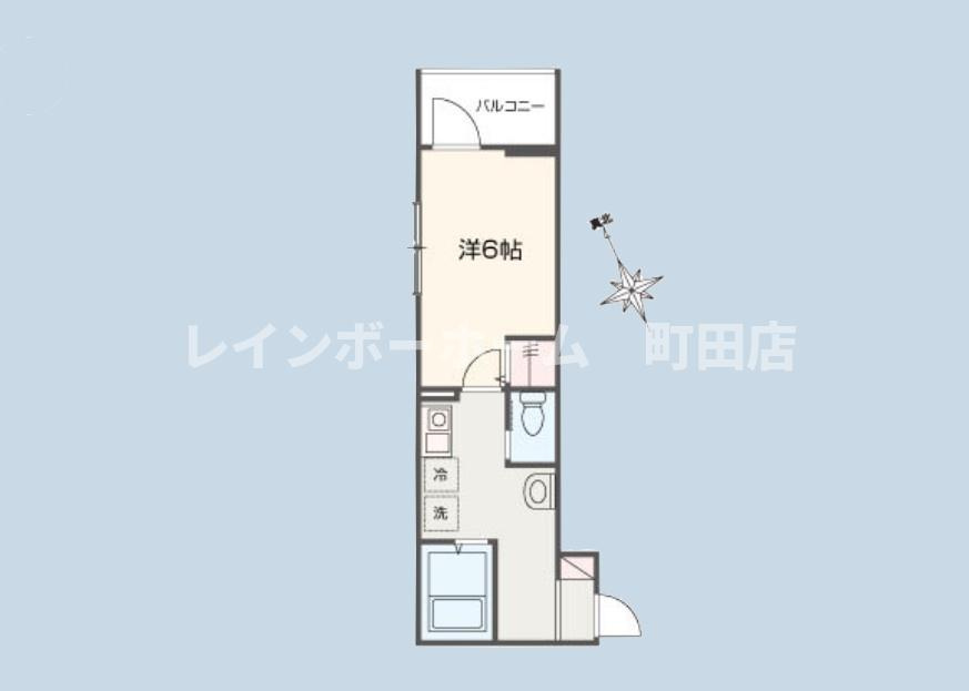 MELLAS相模原2※初期費用分割後払いサービス利用可能物件の間取り