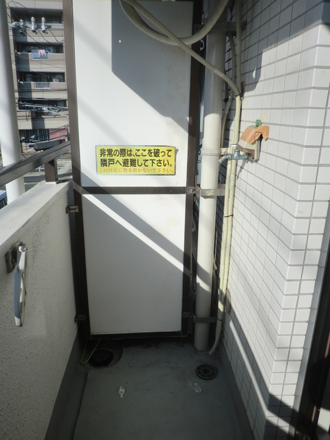 エヴェナール横浜のバルコニー