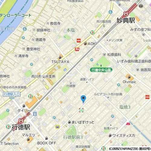 ザ・レジデンス行徳Ⅱの地図|地図