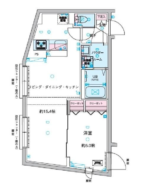 ジェノヴィア根津の間取り