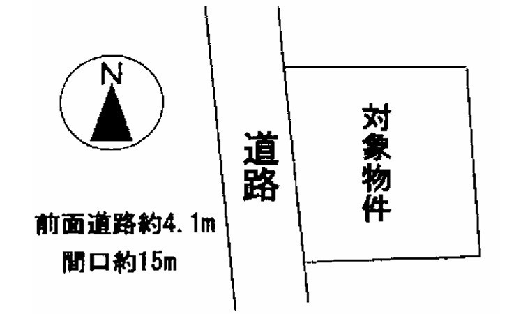 安芸郡府中町八幡４丁目の土地図