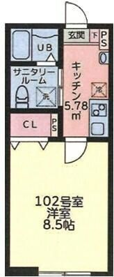 Ｃａｓａ　Ｍｏｍａ矢野口Ⅰの間取り
