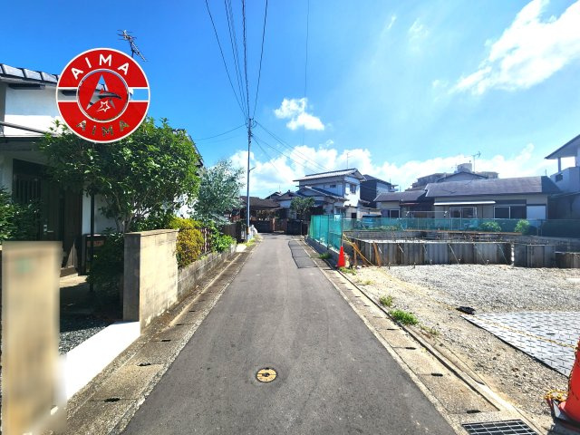福岡市南区老司1丁目第7-1棟（1号棟）の外観|前面道路含む現地の写真です。