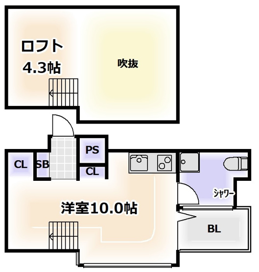 【間取り】 | 是空NAMBANISHI