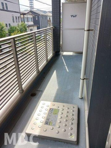 徳島市北常三島町３丁目の賃貸マンションのバルコニー