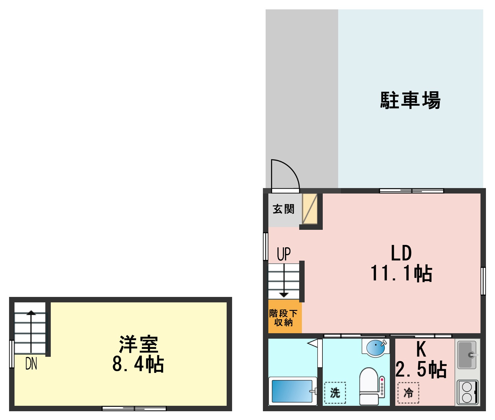 葛飾区東新小岩１丁目戸建の間取り