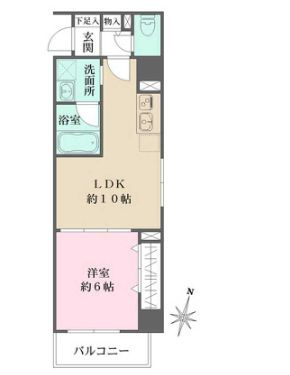 フレア・Fの間取り