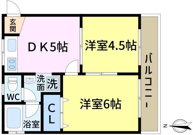 第2矢作マンションの間取り
