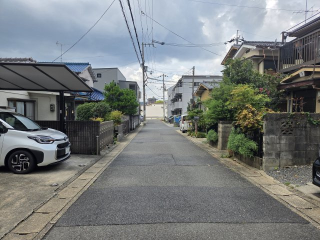 【前面道路含む現地写真】 | 山科区椥辻中在家町　売地（建築条件付き）