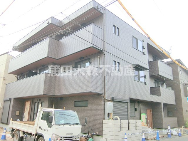 Pecora Bianca仮）の外観|2026年9月築　軽量鉄骨造地上3階建てパナソニックホームズ施工！インターネット無料
東京都大田区中央1丁目　JR京浜東北線大森駅最寄り徒歩14分