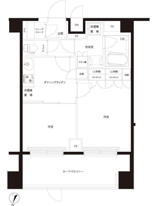 ルーブル北嶺町の間取り