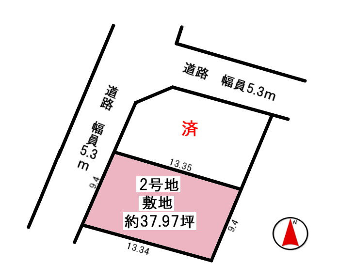 明石市大久保町高丘3丁目　土地の土地図