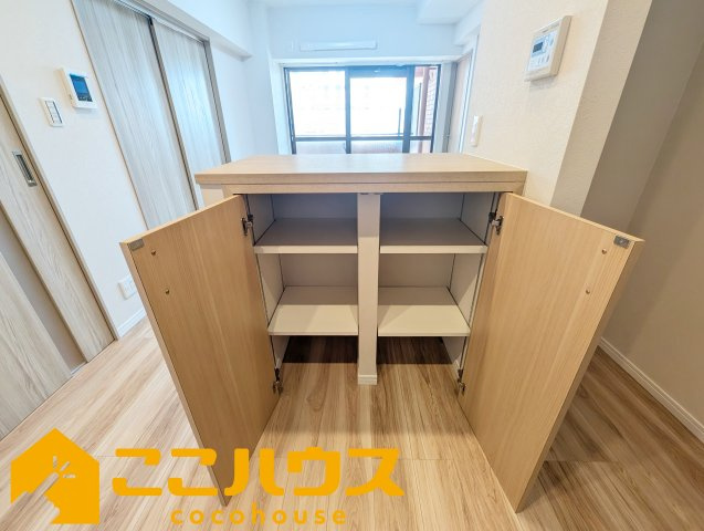 ライオンズマンション泊三丁目の収納|キッチン収納