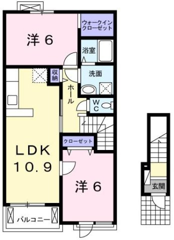 エトワールⅡの間取り