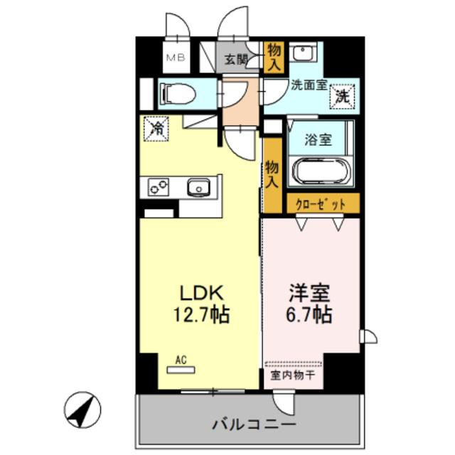 シェルト新都心の間取り|間取です。