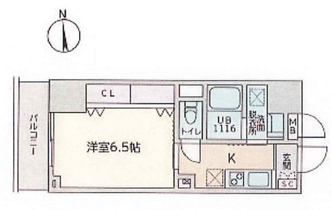 CAVE YUSHIMAの間取り