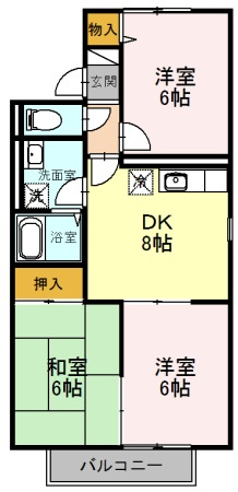プリシエール西明石の間取り