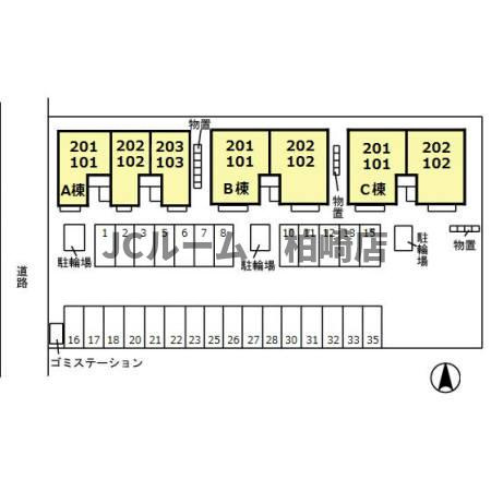 ＣＡＳＡ杜Cの区画図