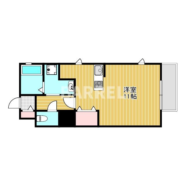 ぺアムールの間取り