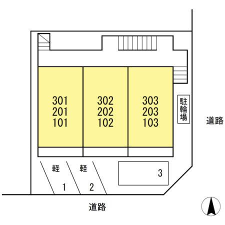 レクセルヒカリの区画図