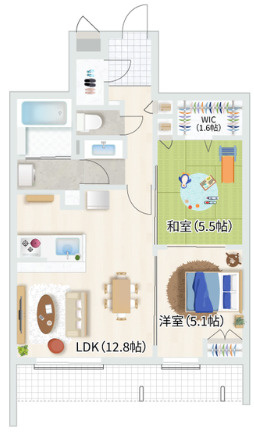 ウエスタンハイツ18の間取り