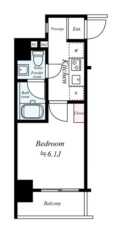 エクセリア川崎の間取り|間取りです。