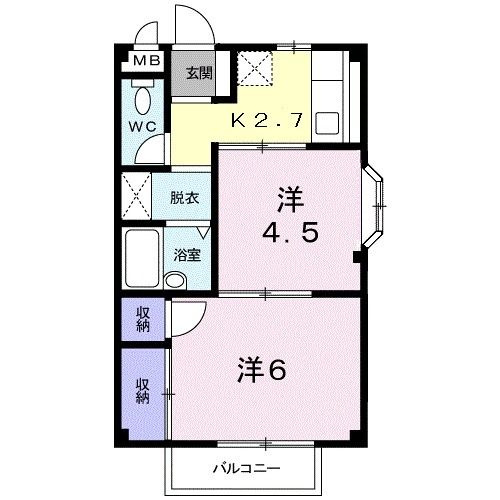 エルディムスズキの間取り