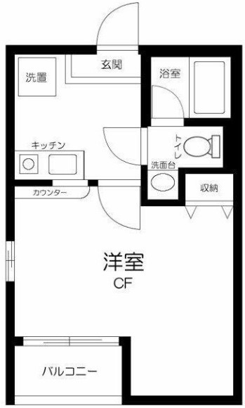 Hakusui幕張の間取り