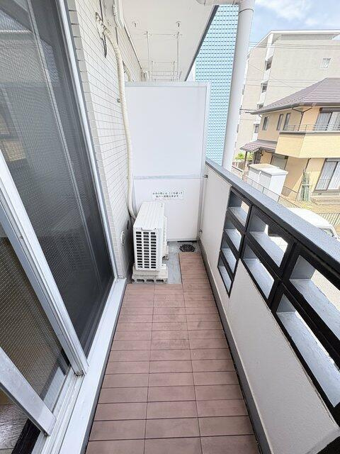 キャトルセゾン相模原のバルコニー