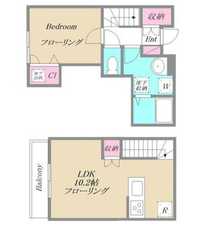 【間取り】 | イーリス西大井 | 間取りです。