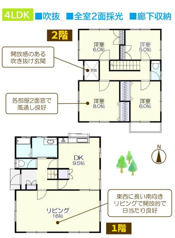 【現地画像あり】平塚市横内　中古戸建　41.78坪の間取り|外壁×屋根×内装リフォーム履歴がございます◎
広々としたリビングでゆったりと過ごすことができますね☆