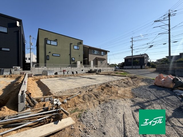 【外観】 | リーブルガーデン倉敷市福田町古新田 (全4棟) | 着工前(2026年8月下旬撮影)