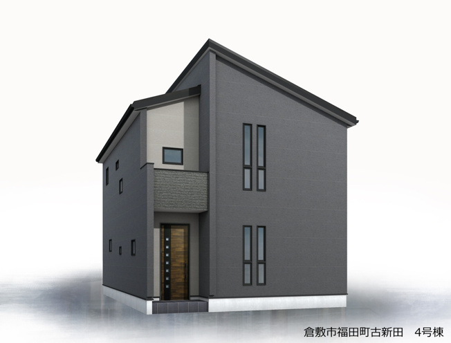 【完成予想図】 | リーブルガーデン倉敷市福田町古新田 (全4棟) | 4号棟  完成イメージになります♪
