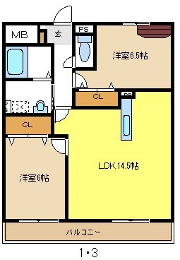 プレサージュの間取り
