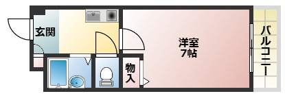アーバン・ヨシダⅠの間取り