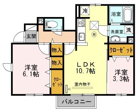 ヴィオラ志染の間取り