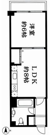 常緑ハイツの間取り