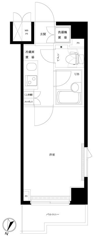 ルーブル中野沼袋の間取り