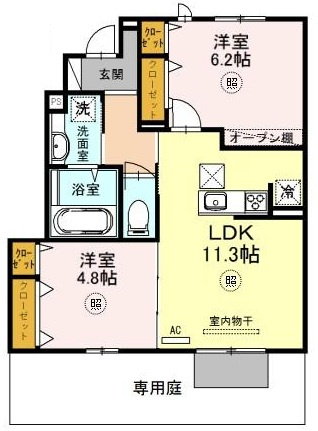サニーコート加佐弐番館の間取り
