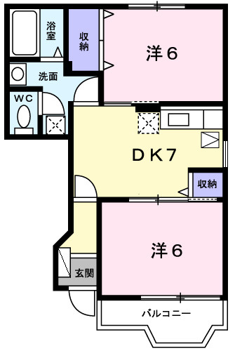 ビレッジコートＩの間取り
