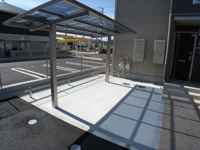 サンセール加佐の駐車場
