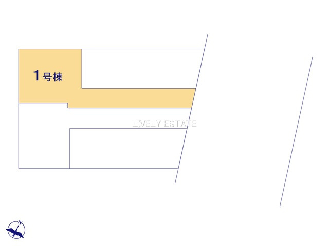 越谷市宮前1丁目 新築分譲住宅 全4棟 2号棟の区画図