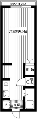 杉並区高円寺北４丁目のアパートの間取り