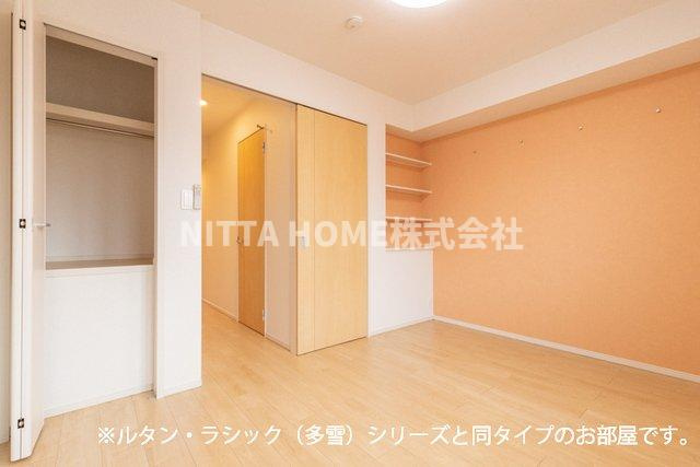 豊岡市塩津町のアパートの収納|【完成イメージ】６．３帖の洋室です(*^^*)